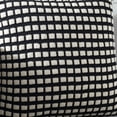 thumbnail image 3 of SAFAVIEH Shay 18" x 18" Contemporary Black/Ivory Geometric Cotton Decorative Pillow, 3 of 6