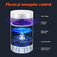 thumbnail image 2 of Exterminador de insectos, exterminador eléctrico de mosquitos y moscas: trampa atrayente de insectos, pequeña y potente lámpara para mosquitos colgante para el hogar (blanco), 2 of 5