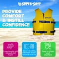 thumbnail image 4 of TRC Recreation Super Soft USCG Childs Foam Swim Vest, Medium, Yellow, 4 of 8