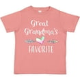 thumbnail image 3 of Inktastic Great Grandmas Favorite- Heart Great Grandchild Boys or Girls Toddler T-Shirt, 3 of 5