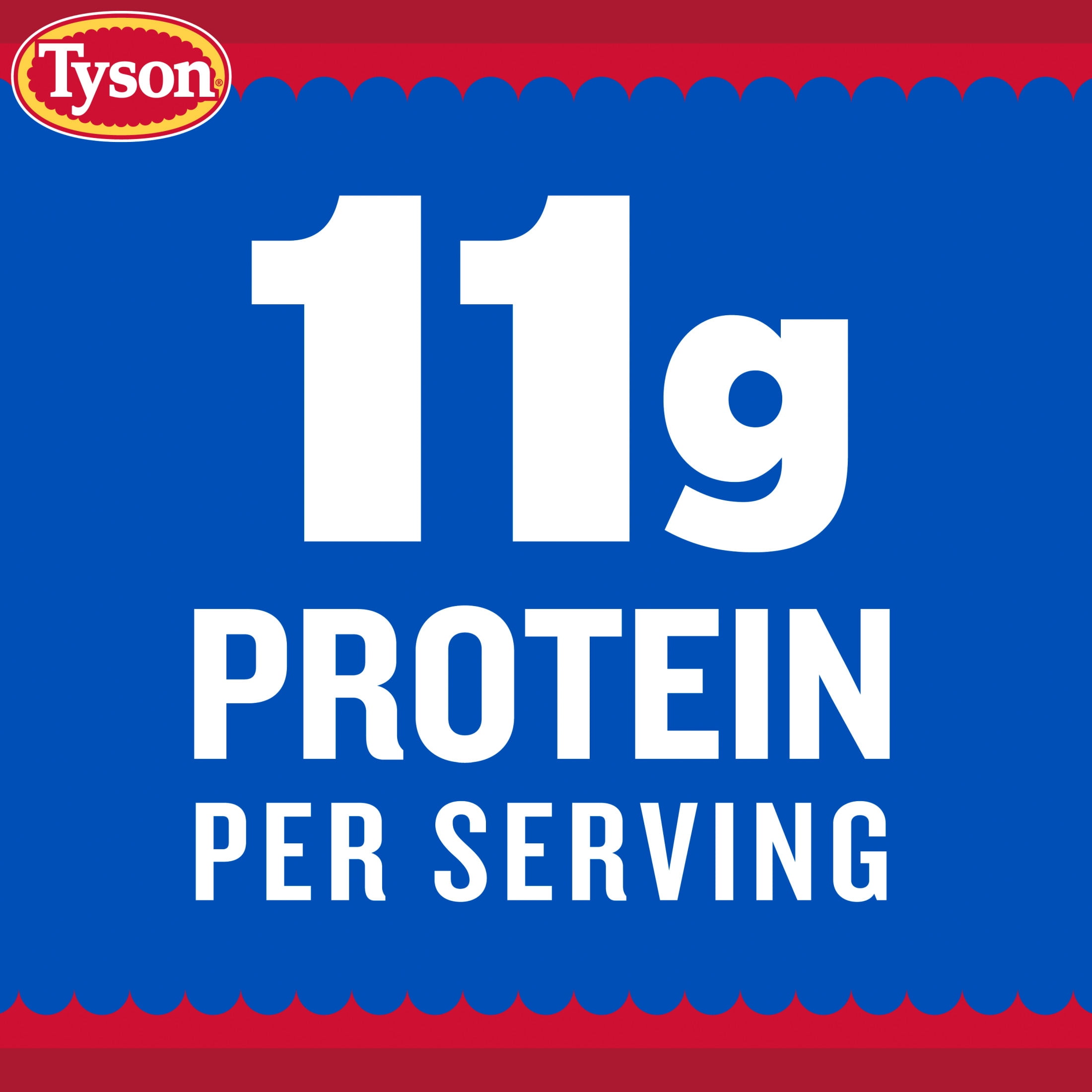 Tyson Frozen White Meat Chicken Nuggets, 29 oz, 11g Protein per Serving (Fully Cooked)