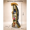 thumbnail image 5 of Figura de Santa Muerte Plateada 24 Cm Tarot Felix, 5 of 5