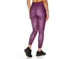 thumbnail image 4 of Reebok Women's Printed High Rise 7/8 Leggings with 25" Inseam and Side Pockets, 4 of 4