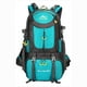 thumbnail image 2 of Mochila de senderismo de 45,5 l, bolsa de viaje para acampar, nailon resistente, correa ajustable para el esternón, ideal para aventuras al aire libre, trekking, capacidad expandible, diseño, 2 of 9