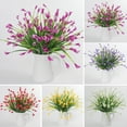 thumbnail image 2 of Cheers 1 Bouquet 5 Branches Artificial Calla Lily Flower Wedding Table Plant Home Decor, 2 of 6