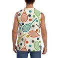 thumbnail image 4 of Goofa Racket and Tennis Ball Printed Men's Sleeveless T-Shirt - Athletic Gym Workout Tank Top for Men - Moisture-Wicking, UPF 30+ Quick-Dry Muscle Tee-3X-Large, 4 of 8