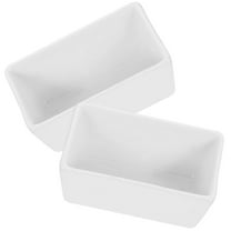 MLINS 2 Pcs Portable Dispenser Dispenser Container Sugar Bowl 9.50X7.00X5.00CM White