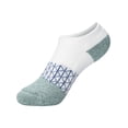 thumbnail image 2 of Hanes Absolute Active Boys' No-Show Socks Pack, 6-Pack, Heel Shield Tab, Moisture-Wicking Black/Grey/White S, 2 of 3