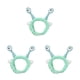thumbnail image 4 of Sonducket Diadema de felpa resistente y duradera para orejas de ojos de caracol Diadema ligera y adorable para lavarse la cara verde claro Type1 NO1, 4 of 6
