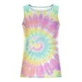 thumbnail image 4 of ZCFZJW Workout Tank Tops for Men Big and Tall Regular Fit Casual Tie Dye Graphic Sleeveless Crew Neck Basic Tees Tops Loose Comfy Camisole Shirts Multicolor#06 XXL, 4 of 5