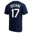 thumbnail image 3 of Men's Profile Shohei Ohtani Navy Los Angeles Dodgers Big & Tall Player Name & Number T-Shirt, 3 of 3