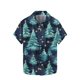 thumbnail image 2 of Blusa y camisa de manga corta con cuello vuelto Camisa de manga corta con estampado navideño para hombre Camisa informal de manga corta con solapa para hombre Tops para hombre, 2 of 4