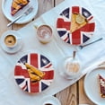 thumbnail image 3 of FRCOLOR 16pcs UK Flag Pattern Paper Plates Paper Cake Plates Party Decorative Plates, 3 of 8