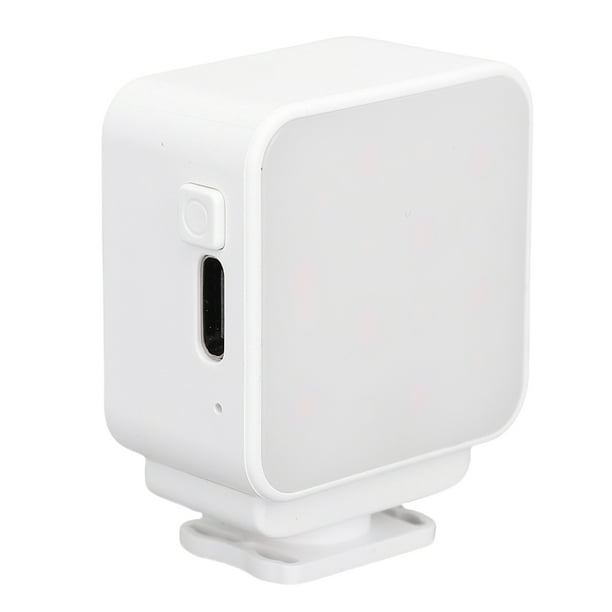 Luz De Vídeo Para Cámara De Acción LED, Recargable, Temperatura De 3 Colores, Cámara De Carga Ligera Tipo C, Luz De Relleno Magnética Para Interiores