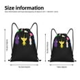 thumbnail image 2 of Zufioo Sac de Sport Imprimé Pikmin Sac de Gym à Ficelle Lavable en Machine Sac à Dos à Ficelle Robuste pour Hommes Femmes-Petit, 2 of 6