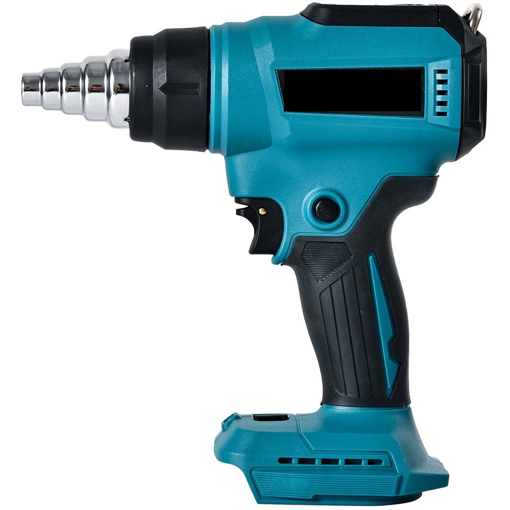 18V Heat Gun Shrink Wrapping Tool Hot Air Gun Air Dryer Soldering Thermal Blower with LED display, Tool only, No battery ,Variable Temperature