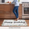thumbnail image 5 of White Birthday Door Mat&nbsp;Indoor Outdoor Entrance,Non Slip Rug for Kitchen Bathroom Entryway Rug,Colorful Confetti Ribbons Polka Dots Classroom Washable Doormat Floor Mat Home 24x36 Inch, 5 of 8