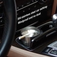 thumbnail image 2 of Cenicero De Coche De Acero Inoxidable Con Tapa Cenicero A Prueba De Viento Para El Hogar Y El Coche Cenicero De Mesa Para Interior Y Exterior Yuarrent VI011577-00, 2 of 6