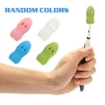 thumbnail image 4 of Shisuyan 4pcs Cartoon Toothbrush Covers Portable Silicone Toothbrush Protective Case for Home Daily Travel Outdoor (Random Color), 4 of 9
