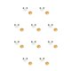 thumbnail image 2 of Sonducket Alfileres Pin de sandía Orejas de trigo Broche Insignia de solapa mundial Joyas Gatos Gafas Broches Tipo 1 XZ0111 Tipo 1 XZ0111 10piezas, 2 of 6