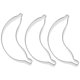 thumbnail image 2 of Stainless Steel Baking Mold for Cookies and Chocolate Banana Shaped 3 Pcs Set and Odourless, 2 of 4