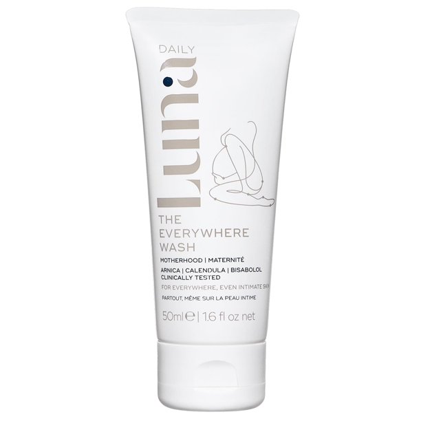 Luna Daily Intimate Feminine Wash Fórmula de coco y ácido láctico | Jabón corporal con pH equilibrado para mujeres | Limpiador nutritivo para embarazo posparto y piel sensible | Suave y para la mate