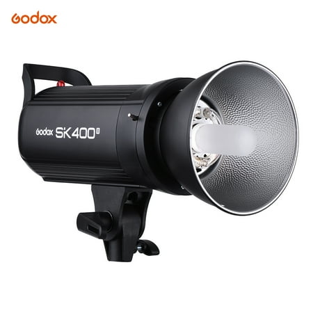 Godox SK400II Professional Compact 400Ws Studio Flash Strobe Light Built-in Godox 2.4G Wireless X System GN65 5600K with 150W Modeling Lamp for E-commerce Product Portrait