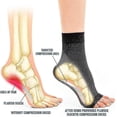 thumbnail image 4 of 6 Pairs Dr Sock Soothers Socks Anti Fatigue, Vita Wear Copper Infused Magnetic Foot Support Compression Sock (6 Colors, S/m) -ys, 4 of 5