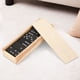 thumbnail image 1 of Juego de dominó de madera 28 piezas/juego de tarjetas de madera juego de juguetes educativos para niños juego de mesa de aprendizaje interesante regalo para niños mini ANGGREK Otros, 1 of 8