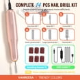 thumbnail image 2 of Kit de esmaltes de uñas en gel VANREESA con luz UV y taladro para uñas, 75 unidades, 2 of 9
