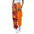thumbnail image 1 of Pantalones deportivos de Halloween para mujer, pantalones deportivos de cintura alta con cordón y estampado de calabaza y murciélago, corte holgado informal, 1 of 4