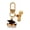 C, variant on Graduation Keychain, School Day Key Charm with Bachelor Cap, High School Keychains, College Graduation Gifts