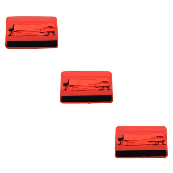 Greeniant Bolsa de palos de golf Portador de viaje Almacenamiento ajustable Estuche cruzado Campo de prácticas Organización exterior Accesorios Rojo 3piezas