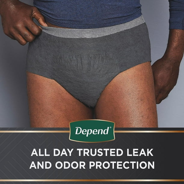 Real Fit Adult Incontinence Underwear for Men, Maximum Absorbency