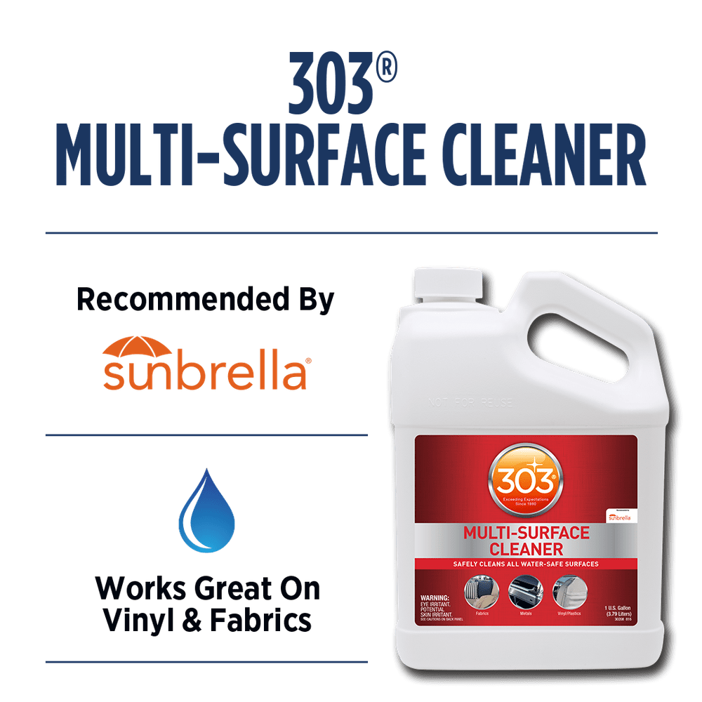 303 Multi Purpose Cleaner for Upholstery, Vinyl and other Surfaces, 128 oz (30570)