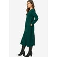 thumbnail image 3 of Woman Within Plus Size Thermal Knit A-Line Dress, 3 of 3