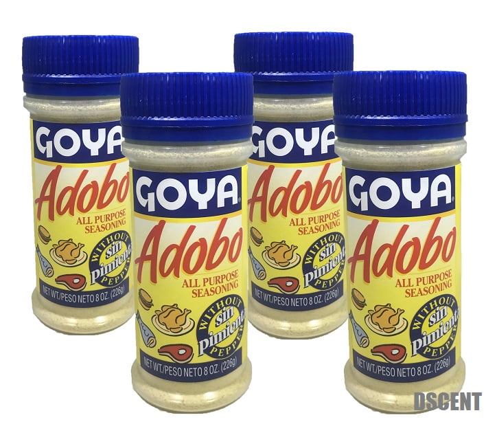 4 Pack Goya Adobo All Purpose Seasoning Sin PimientaWithout Pepper 8
