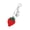 T2, variant on Cute Fruit Keychain Bag Charm With Cherry Strawberry Design Acrylic Alloy Hanging Accessory For Purse Backpack