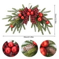 thumbnail image 2 of Guirlande de Noël en Forme de Goutte d'Eau avec Fruits Rouges et Pommes de Pin, Décoration de Fête, 2 of 21