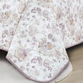 thumbnail image 4 of Quilt Set King - Mauve & White Floral Bedspread - Cottage Farmhouse Botanical Bedding, 4 of 4