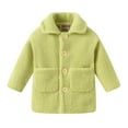 thumbnail image 2 of Otqutp Toddler Baby Girls Long Sleeve Coat Tollder Kids Winter Stand Up Collar Jacket Warm Outwear Clothes with Pocket 1-6 Years(GN1,3-4 Years), 2 of 4