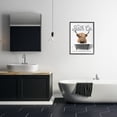 thumbnail image 3 of Stupell Industries Highland Cow Bubble Bath Animals & Insects Painting Black Framed Art Print Wall Art, 24 x 30, 3 of 9