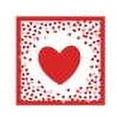 thumbnail image 1 of PEONAVET Disposable Tableware Valentine's Day Theme Party Tableware Set Disposable Decorative Tableware Paper Set, 1 of 5