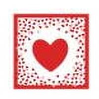PEONAVET Disposable Tableware Valentine's Day Theme Party Tableware Set Disposable Decorative Tableware Paper Set