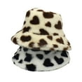 thumbnail image 4 of AJGRHE Wool Fedora Hats For Women Design Wide Brim Bucket Hat With Adjustable Size Coffee One Size, 4 of 4