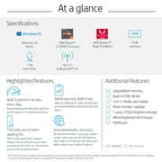 HP Desktop Tower R3 8GB/1TB Desktop Bundle