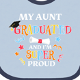 thumbnail image 4 of Inktastic My Aunt Graduated and I'm Super Proud Boys or Girls Baby Bib, 4 of 4
