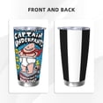 thumbnail image 3 of Capitán CalzoncillosVaso de 20 oz, taza de viaje de café con aislamiento al vacío de acero inoxidable, taza de café, taza de viaje con tapa, taza térmica para exteriores, 3 of 8