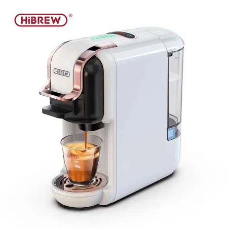 HiBREW Multiple Capsule Coffee Machine Hot/Cold Dolce Gusto Milk Nespresso Capsule ESE Pod Ground Coffee Cafeteria 19Bar 5 In 1