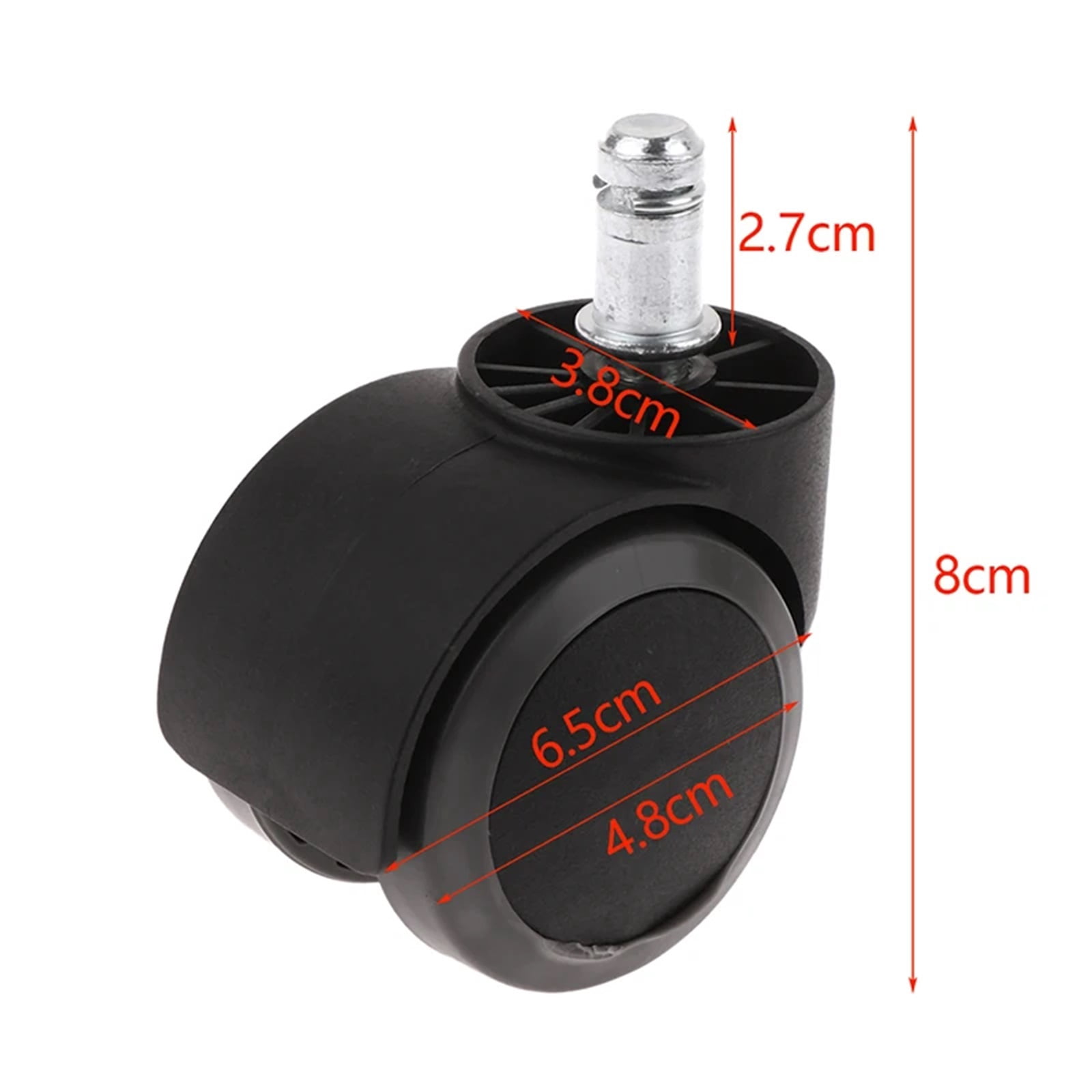 2 Inch Universal Swivel Caster Wheels Replacement Gaming Chair Office Chair Casters Furniture Hardware ,Reliable